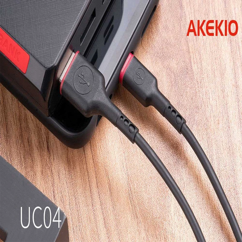 کابل شارژ USB به microUSB اککیو مدل UC04 طول 1 متر